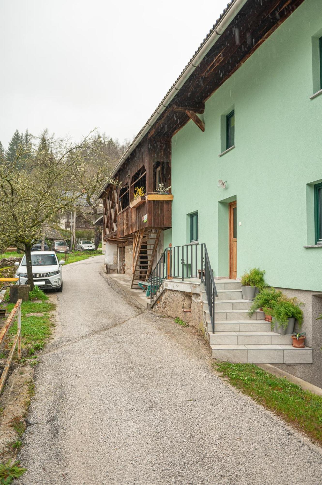 Zelena Hisa Pri Bjov Apartman Bohinjska Bela Kültér fotó